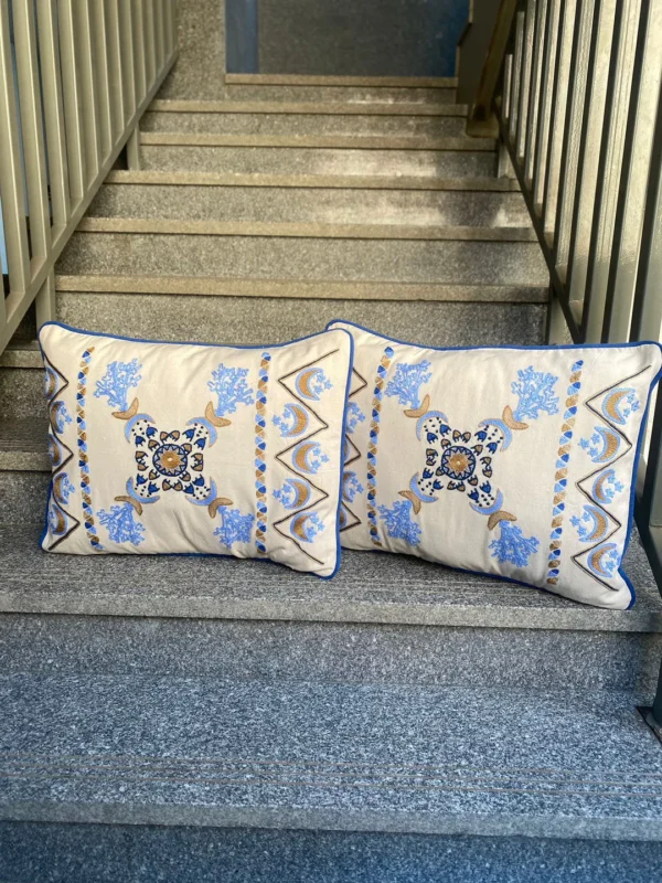 "Experience Nubian Elegance: Cushion with a Unique Design"