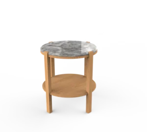 Milky Side Table