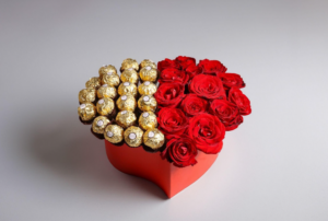 box of flowers