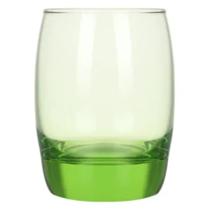 Pasabahce Pleasure Old Fashioned Glass - Green, 350ml