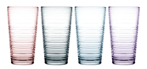 Pasabahce Highball Glass - Purple, 345ml