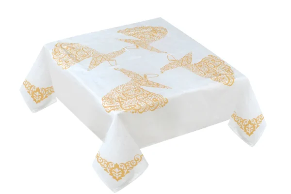 Sufi Tablecloth in Gold