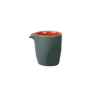 Faria & Bento Creamer - Dark Orange x Grey, 6cm