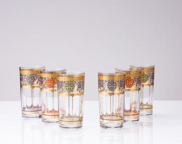 Mindada Moroccan Tumblers Set - 6 Pieces, 260ml