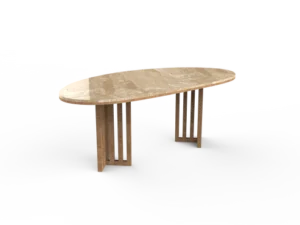 Milky Dining Table - 200x100cm