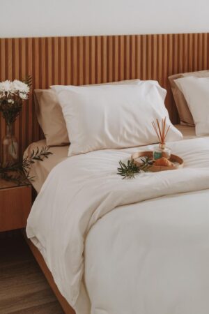 Duvet Cover Plain with 2 pillow cases