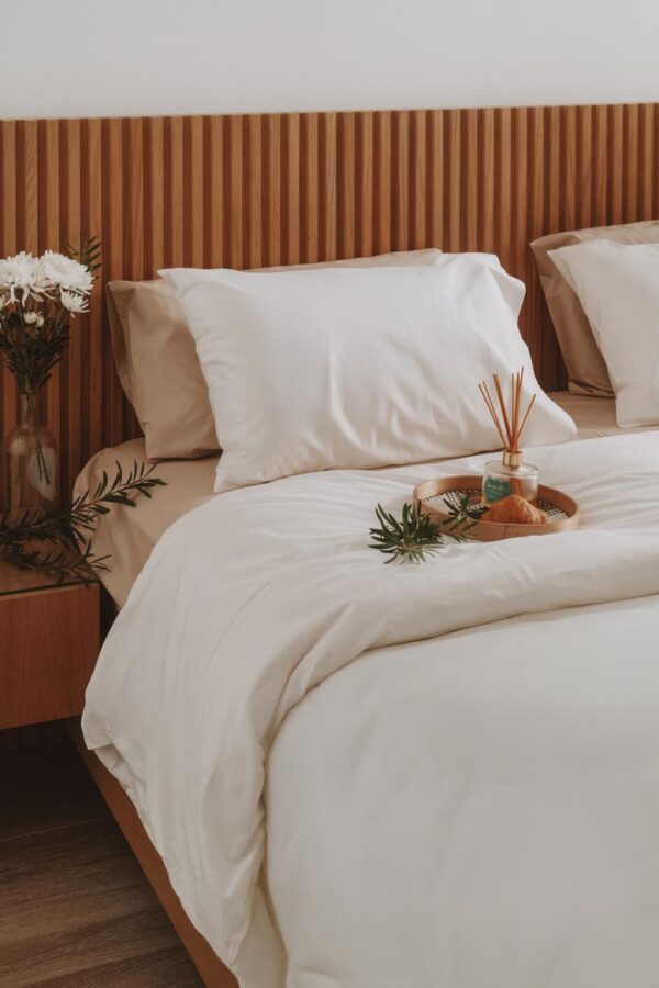 Duvet Cover Plain with 2 pillow cases