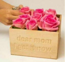 box of flowers