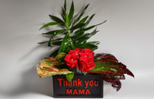 box of flowers