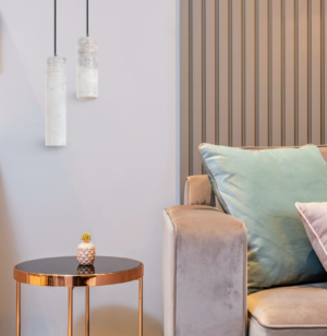 Pillar Pendant Small | Cararra