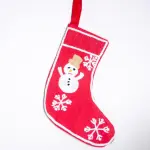 Elegant Embroidery: Festive Stocking