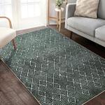 Veneto Green Premium Chenille Rug