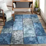 Manhattan Patchwork Premium Chenille Rug