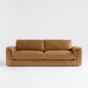 Wythe Leather Deep Seat Sofa