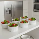 White 8 pcs Ramekins