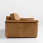 Wythe Leather Deep Seat Sofa