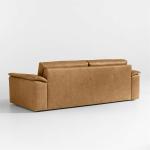 Wythe Leather Deep Seat Sofa