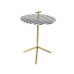 Marble Service Table with stainless stand