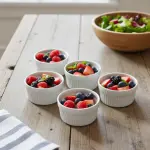 White 8 pcs Ramekins