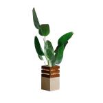 Planter Pot (Ivory Leaf)