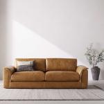 Wythe Leather Deep Seat Sofa