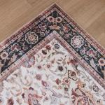 PERSISK Dark Color Vintage Chenille Rug