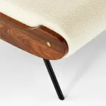 Meda Ivory Lounge Chair by Gianfranco Frattini