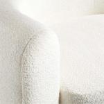 Boucle Curved Chair by Leanne Ford