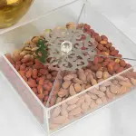 Plated 4-compartment box