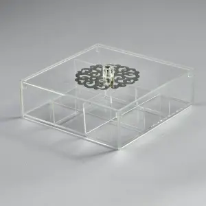 Plated 9-compartment box