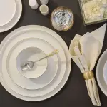 Porland Chopin Gold Banded Dinner Set