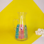 Peacock Feather – Glass Jug