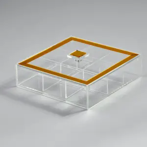 Framed 9-compartments teabox