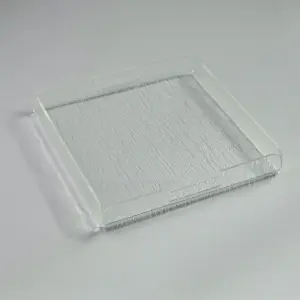 Frosted serving tray