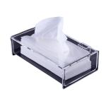 Transparent tissue box