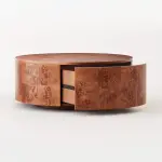 Burl Rotating Coffee Table by Jannis Ellenberger