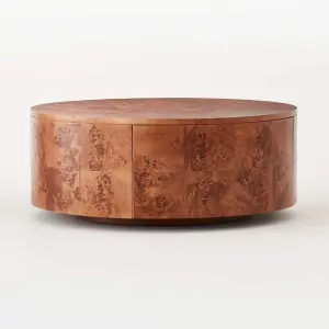 Burl Rotating Coffee Table by Jannis Ellenberger
