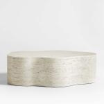 Aurora Travertine Coffee Table by Leanne Ford