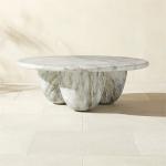 Cova Marbled Resin Coffee Table by Sam Baron