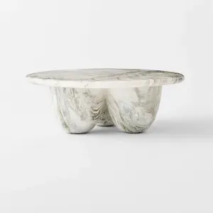 Cova Marbled Resin Coffee Table by Sam Baron