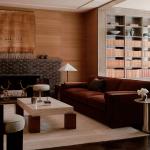 Dualité Travertine Coffee Table by Athena Calderone