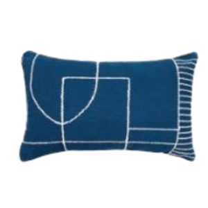 Blue Temple Cushion
