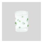 POLKA DOTTED GLASS CUP