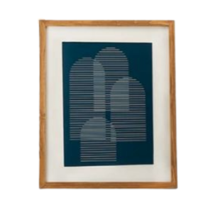 Blue Archways Framed Artwork