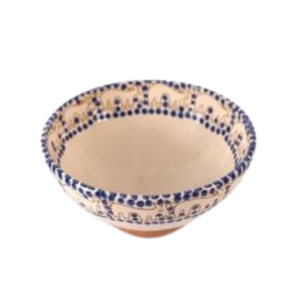 Dotted Donkey Serving Bowl