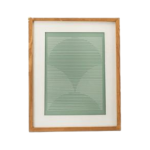 Mint Lotus Framed Artwork