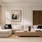 Enyo Travertine Coffee Table by Ceci Thomspon