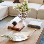 Enyo Travertine Coffee Table by Ceci Thomspon