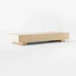 Enyo Travertine Coffee Table by Ceci Thomspon