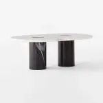 Liguira Marble Coffee Table by Gianfranco Frattini